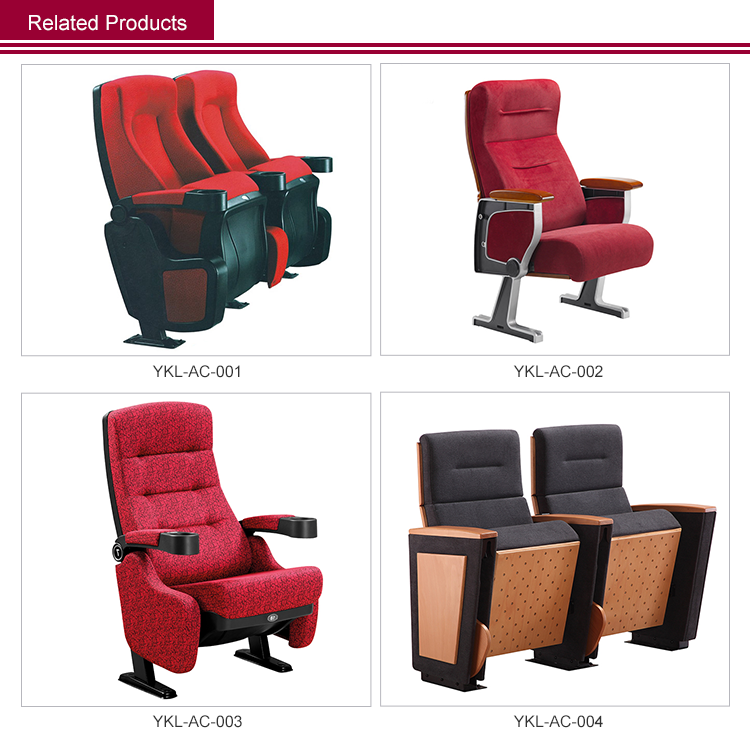 Wholesale Commercial VIP Auditorium Chairs Seats Church Folding Seats Slow Return Folding Theatre Furniture