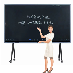 กระดานอัจฉริยะแบบดิจิทัล LCD ขนาด 55 65 75 85 98 110 นิ้ว ความละเอียด 4K สำหรับโรงเรียน พร้อมปากกาสัมผัสและระบบสัมผัสหน้าจอแบบอินเทอร์แอคทีฟ - Product Image 1