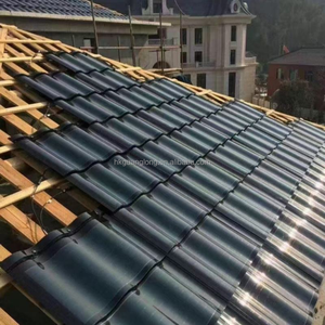 Tejas solares transparentes PERC de 150W, sistema de tejas solares, tejas solares BIPV duraderas, módulo de células solares artificiales - Product Image 1