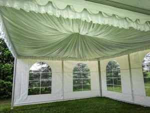 Carpa Pagoda <span class=keywords><strong>para</strong></span> Fiestas <span class=keywords><strong>de</strong></span> 4x4m, Doble Capa, con Postes <span class=keywords><strong>de</strong></span> Aluminio y Tela <span class=keywords><strong>de</strong></span> PVC, Impermeable, <span class=keywords><strong>para</strong></span> Interior/Exterior - Product Image 6
