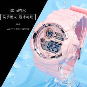Montre digitale multifonctionnelle pour adolescentes, résistante aux chocs, lumineuse et durable. - Product Image 4