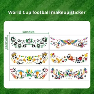 Pegatinas Faciales <span class=keywords><strong>para</strong></span> Días de Partido al por Mayor, Parches de Pecas <span class=keywords><strong>para</strong></span> Fiestas Deportivas, <span class=keywords><strong>Tatuajes</strong></span> <span class=keywords><strong>Temporales</strong></span> Personalizados al por Mayor 2026 - Product Image 4