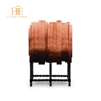 Meuble à vin en bois massif haut de gamme, design moderne, meuble de bar de luxe, meuble à vin de luxe