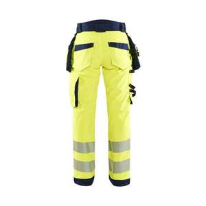 BLAKLADER - 711825133389D23 Pantalón Softshell Hi-Vis Mujer Amarillo/Azul marino-EAN 7330509877753 ROPA DE TRABAJO DE 2017 - Product Image 2