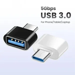 อะแดปเตอร์มินิ Type C เป็น USB 3.0 USB-C ตัวผู้ OTG ตัวเชื่อมต่อข้อมูลตัวเมียสำหรับ MacBook Pro iPad Mini 6/Pro MacBook Air อุปกรณ์ Type C - Product Image 1