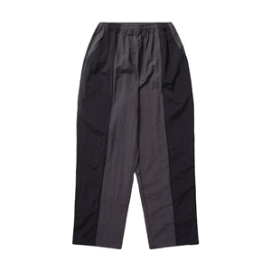 Pantalones de chándal para hombre de diseño OEM 100% de nailon de color sólido con bolsillo, pantalones de chándal cortavientos, pantalones de hombre para hombre - Product Image 1
