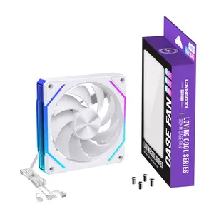 Lovingcool 120*120*25mm PWM ARGB LED Chassis <b>Fan</b> Silent Air Radiator For Gaming - Product Image 1