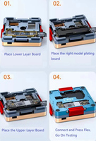 XINZHIZAO FIX-13 EEPROM programmeur iSocket carte mère couche testeur montage pour iPhone X-15 Pro Max lecture-écriture puce banc de Test