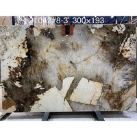 Dalles de marbre et de granit Patagonia de luxe, translucides, onyx blanc Pandora, directement de l'usine, pour escaliers