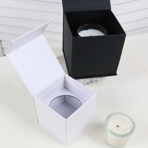 Wholesale Custom Logo Embossed Matt Lamination UV Coated Magnetic Rigid Paperboard Candle <b>Gift</b> Packaging <b>Box</b> - Product Image 3