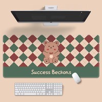 Mignon grille Ins-style PC tapis de souris de jeu Gamer tapis Teclado tapis ergonomique tapis de bureau pour ordinateur portable 900X400