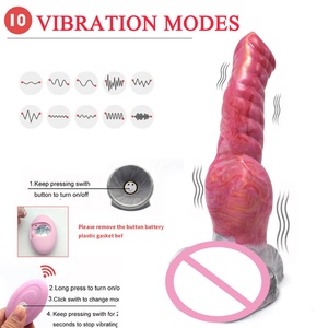 New Technology 2022 YOCY-2077V Hawk Werwolf Fantasy Anal Sex Toy 2 in 1 Bullet <b>Remote</b> Control <b>Vibrator</b> Dildo for Female - Product Image 5