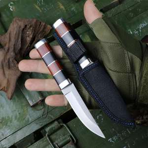 Mango de madera multifunción barbacoa cena carne comer cuchillo - Product Image 5