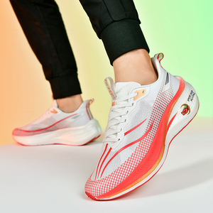 Men's Casual Comfortable Sports Shoes Lightweight Knitted Design Lace-Up Soft <b>Cushioning</b> <b>Pads</b> Waterproof Anti-Slippery - Product Image 4