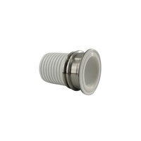 Raccord de tuyau Tri-clamp doublé de PTFE doublé de tuyau de fluor sanitaire d'acier inoxydable
