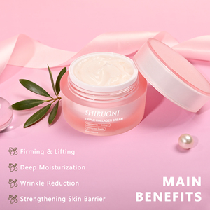 Aangepaste Whitening Moisturizer Niacinamide Collageen Lightening Cream Antirimpel Anti Veroudering Verstevigende Hydraterende Vochtinbrengende Crème - Product Image 3