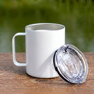 USA stock Stainless Steel Tumbler 12oz Vacuum Insulated Double Wall With Lid Minimalist Design Outdoor Camping Use - Product Image 1