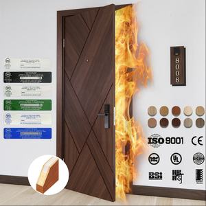 Puertas Cortafuego de Madera Modernas para Hospitales y Hoteles, Fabricadas en China, de Alta Calidad y con Acabado Personalizado - Product Image 5