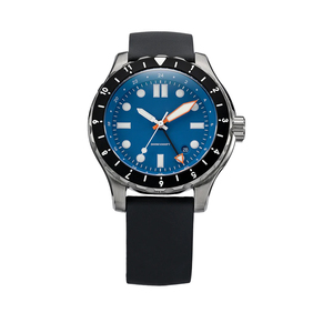 Reloj GMT para Hombre de 43.5MM, Reloj de Cuarzo GMT para Hombre con Logotipo Personalizado, con Movimiento Ronda 515 - Product Image 5