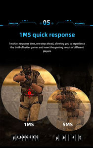 Moniteur de jeu <span class=keywords><strong>pas</strong></span> <span class=keywords><strong>cher</strong></span>, ultra-fin, 100 Hz, 200 Hz, écran LCD 1080p, 24 pouces - Product Image 6