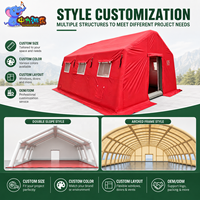 Carpa Inflable de PVC Comercial para Exteriores, Refugio Médico de Emergencia, Impermeable, de Instalación Rápida, Carpa de Rescate, Fábrica OEM ODM