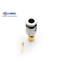 Conector Coaxial SMA Macho de Latón Macizo para Cable RF, Cable ULTRAFLEX 7