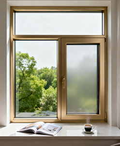 Tối giản đôi kính nhôm khung cửa sổ nhiệt phá vỡ cách âm Cơn Bão ngang mở phong cách năng lượng ngôi sao - Product Image 4