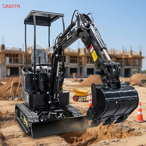 Mini-excavatrice sur chenilles neuve de 1 tonne, moteur Euro5 EPA, fabriquée en Chine, pour travaux agricoles et de construction. - Product Image 4