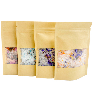 OED's Own Brand Kraft Paper Remaking Salt Himalayan Pink Salt and Flower para la limpieza del cuerpo Purificación DE LA PIEL Mineral-Enriquecido - Product Image 1