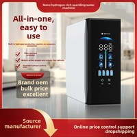 Purificateur d'eau domestique électrique en plastique riche en hydrogène sous l'évier avec fonction d'auto-nettoyage et système de filtration par osmose inverse