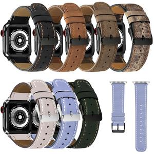 <span class=keywords><strong>Bracelet</strong></span> de montre en <span class=keywords><strong>cuir</strong></span> véritable motif de fissure de luxe pour <span class=keywords><strong>Apple</strong></span> Ultra <span class=keywords><strong>8</strong></span> 7 6 5 4 3 2 1 <span class=keywords><strong>Bracelet</strong></span> en <span class=keywords><strong>cuir</strong></span> pour série Iwatch 40mm 42mm - Product Image 1