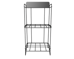 Dây Kim Loại Thương Mại Tạp Chí Tabloid Báo Và Tạp Chí Hiển Thị Đứng Rack Đen Kim Loại (Sắt) 2 Kệ 10 Bộ 7-15 Ngày - Product Image 5