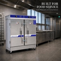 Cuisinière à riz professionnelle Baiwin, machine à cuire le riz à la vapeur, cuiseur vapeur pour restaurant, cantine et cuisine d'hôtel