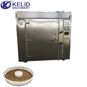 PLC Industrial Microwave Cabinet Batch Bsfl BSF Larvae Mealworm Insect Drying Dehydration Dehydrator Equipment