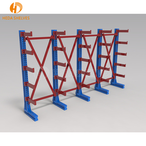 Công nghiệp lưu trữ vật liệu kho cantilever Kệ tấm kim loại gỗ lưu trữ giá cantilever kệ - Product Image 5
