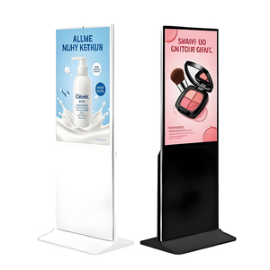 Totem LCD da 43 50 55 Pollici per Interni, Display Pubblicitario Verticale Android, Segnaletica Digitale Autoportante con Schermo Touch - Product Image 1