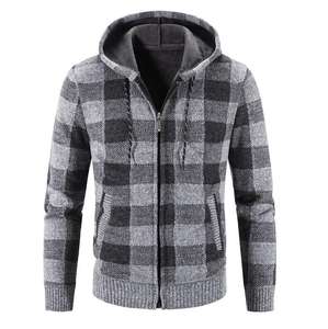 Primavera autunno maglione lavorato a maglia da uomo alla moda <span class=keywords><strong>Cardigan</strong></span> <span class=keywords><strong>Slim</strong></span> Fit da uomo maglioni Causal cappotti <span class=keywords><strong>Cardigan</strong></span> con cerniera solida da uomo - Product Image 4