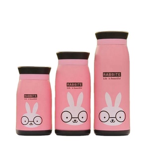 Cute Cartoon Animal Stainless Steel Insulated Water <b>Bottle</b>, 350ml Leakproof Vacuum <b>Thermos</b> BPA-Free Kids Water <b>Bottle</b> for School - Product Image 3