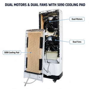 Refroidisseurs d'air portables JHCOOL 7500cmh pour la maison, <span class=keywords><strong>climatiseurs</strong></span> portables - Product Image 4