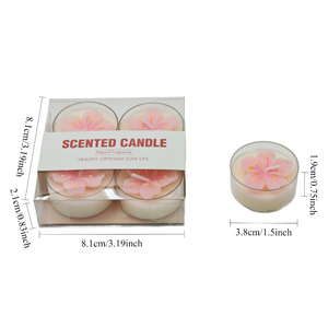 Luxuriöse Personalisierte Kreative <span class=keywords><strong>Sakura</strong></span>-Blumen-Kerze Ästhetische Kerzen für Jubiläumsfeier Geschenkidee - Product Image 4