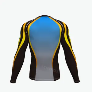 Factory Sure Rush Guard For Men's And Women's Sublimated Printed Sportswear Long Sleeve Rash Guard