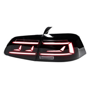 Dédié à 12-16 Volkswagen Magotan B7 Feu de conduite à LED modifié avec hayon à lentille transparente et clignotant rouge marche arrière - Product Image 2