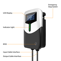 Estación de Carga para Vehículos Eléctricos de Pared, 7kW 11kW 22kW Tipo 2 GBT Wallbox EVSE con Control por Aplicación para Hogar