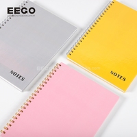 Carnet de notes A4 à couverture rigide pour étudiants, vente en gros printemps, cahiers spirales scolaires rose, jaune, gris, journal 100 pages