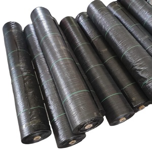 PP/PE Woven Plastic Weed Control Block Mat Fabric Cloth For Agriculture Weed control fabric /dust control Cloth PP Weed Membrane