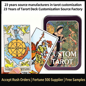Cartas de tarot Rider Waite, juego completo con manual de instrucciones, esquinas cuadradas, para entretenimiento juvenil, juego de mesa - Product Image 2