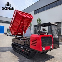 Livraison Gratuite Nouveau Dumper sur Chenilles OKEMAN Diesel Euro 5 de 5 Tonnes, Direction à Gauche, 57 CV, Transmission Manuelle, Moteur Huichai
