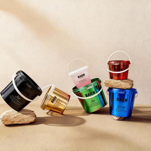 Suministro <span class=keywords><strong>de</strong></span> Fábrica: Tarros <span class=keywords><strong>de</strong></span> Plástico Transparente <span class=keywords><strong>de</strong></span> Grado Alimenticio 1L-5L, Cubos con Asas y Tapas, Colores Personalizados, Impresión <span class=keywords><strong>de</strong></span> Logotipo, Contenedor <span class=keywords><strong>de</strong></span> PP para Uso con Crema - Product Image 3