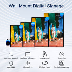 Signalisation numérique d'entreprise de 27 pouces avec CMS pour le calendrier des réunions de nouvelles d'entreprise et <span class=keywords><strong>la</strong></span> communication interne - Product Image 4