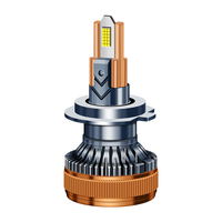 Nouvelle Conception Ampoule de Phare LED de Voiture Haute Puissance 80W 9000LM Double Faisceau 9004 H4 Plug-and-Play avec Refroidissement par Ventilateur pour Remplacement